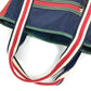GUCCI 189665 Hysteria Logo Tote Bag, Vertical Shoulder Bag, Nylon, Unisex, Navy