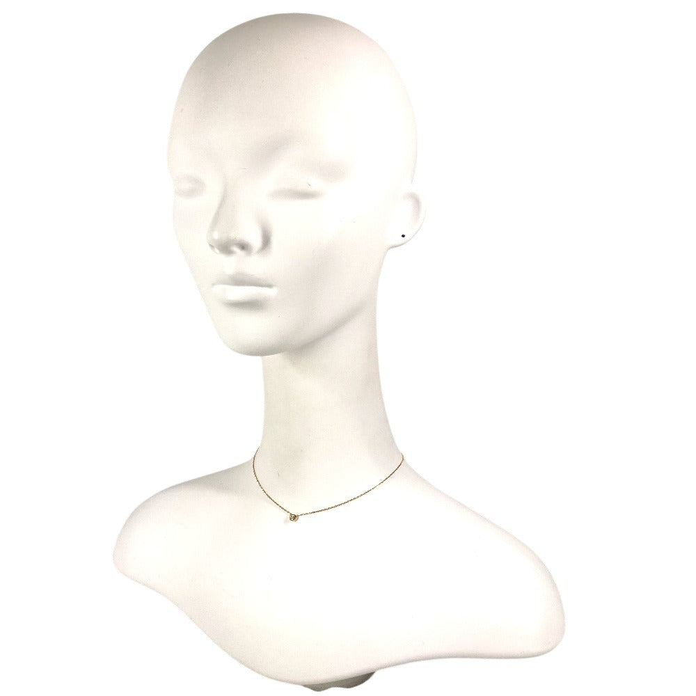 CARTIER Diamond Diamond Léger Heart Necklace in 18K Gold. Accessory Jewelry Chain Necklace. Au750 Gold. Women's.