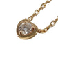 CARTIER Diamond Diamond Léger Heart Necklace in 18K Gold. Accessory Jewelry Chain Necklace. Au750 Gold. Women's.