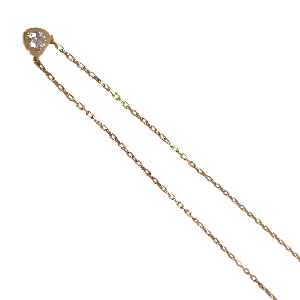 CARTIER Diamond Diamond Léger Heart Necklace in 18K Gold. Accessory Jewelry Chain Necklace. Au750 Gold. Women's.