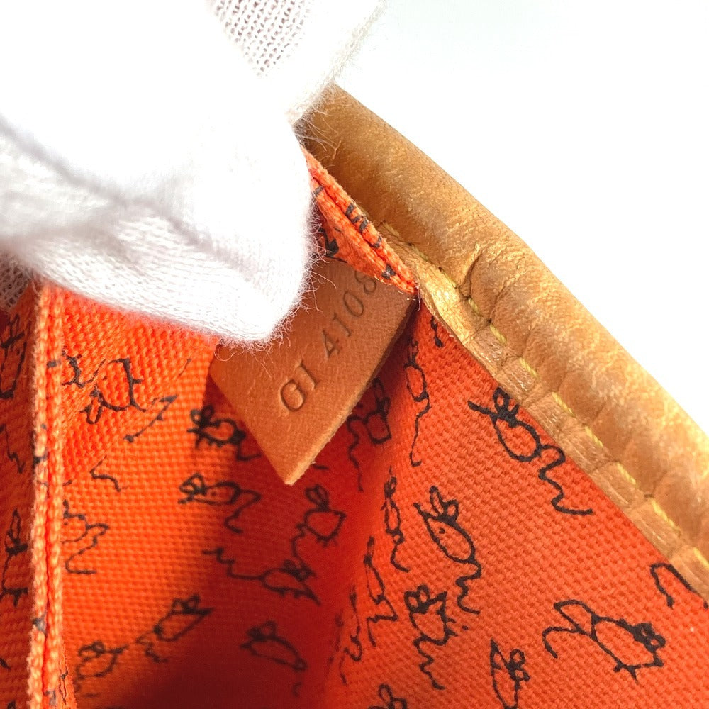 LOUIS VUITTON M44441 Transformed Monogram Cat Catgram Neverfull MM Shoulder Bag with Pouch, Monogram Canvas Tote Bag, Women's, Brown