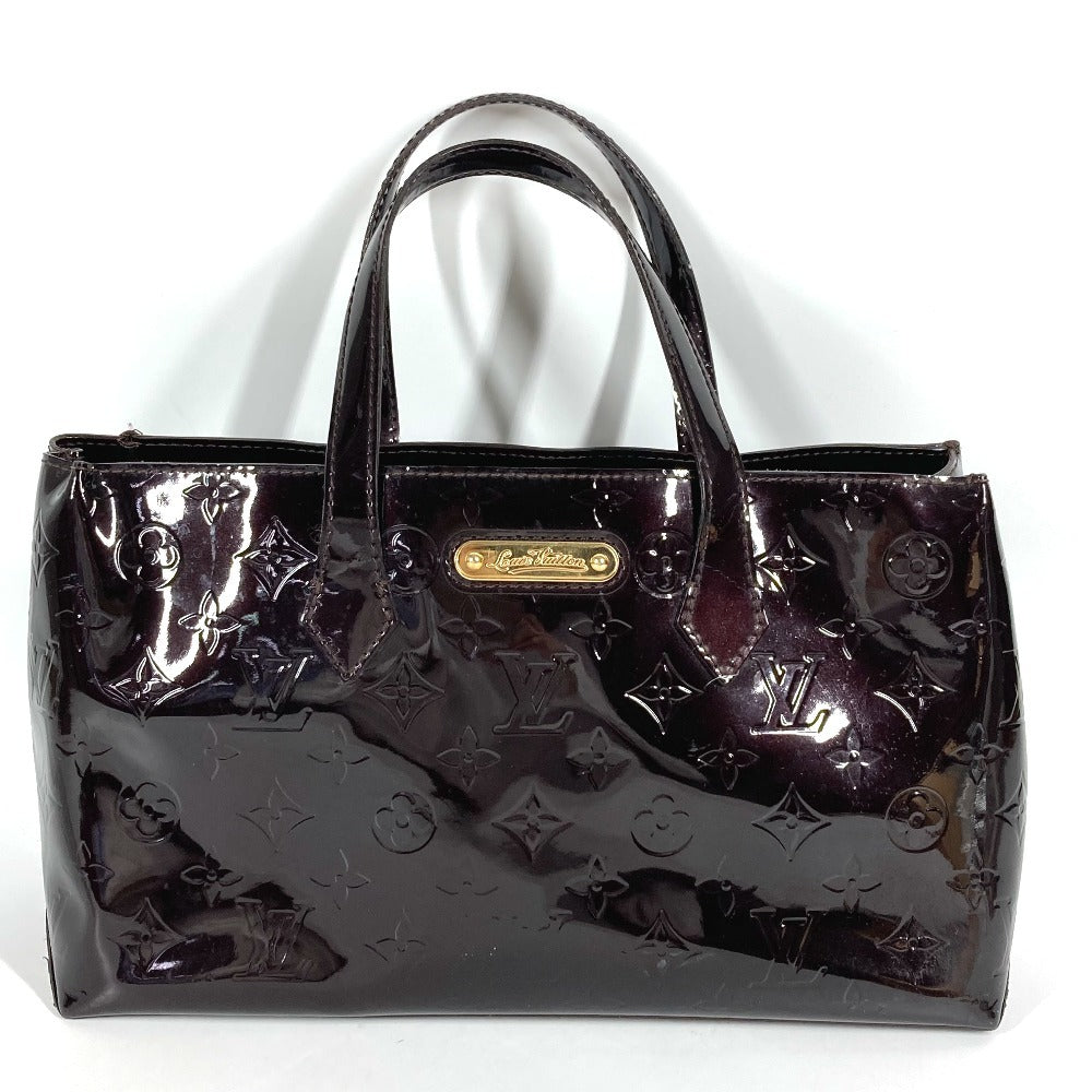 LOUIS VUITTON M93641 モノグラムヴェルニ ウィルシャー PM ウィルシャーPM トートバッグ カバン ハンドバッグ モノグラムヴェルニキャンバス レディース アマラント パープル