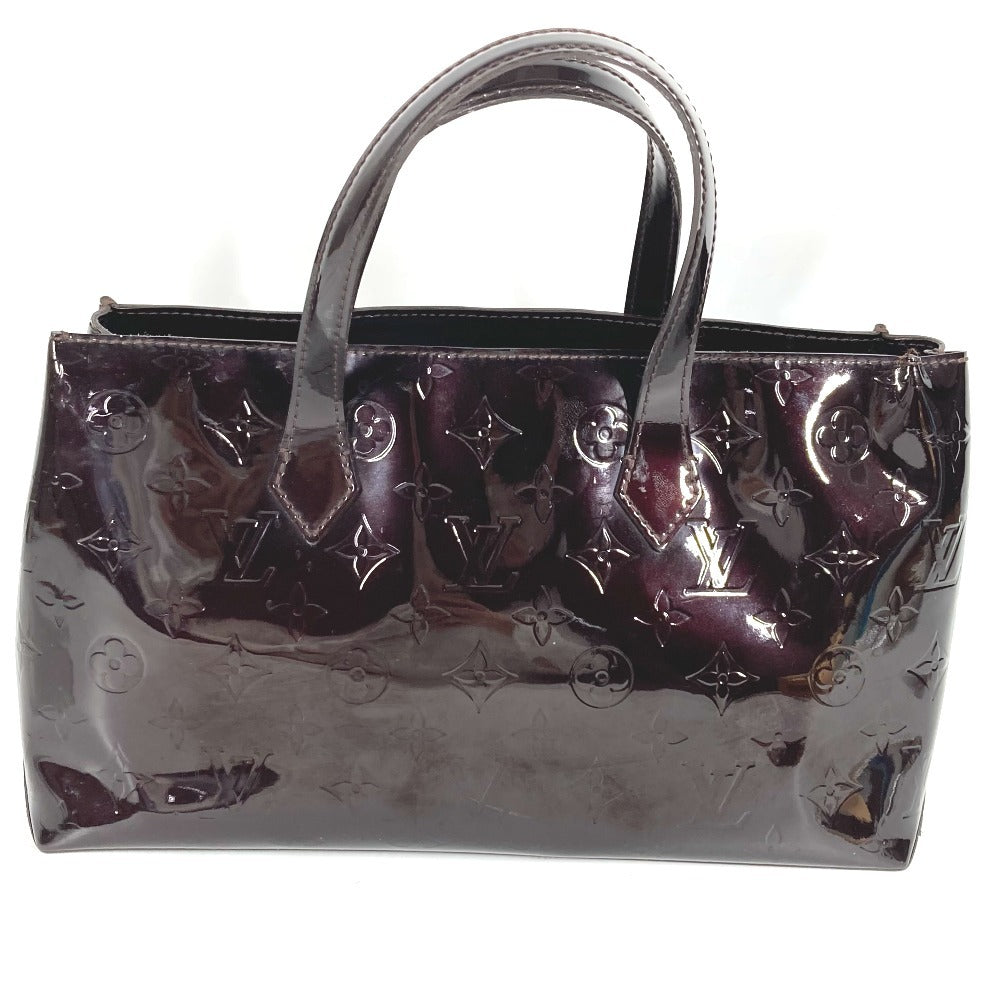 LOUIS VUITTON M93641 モノグラムヴェルニ ウィルシャー PM ウィルシャーPM トートバッグ カバン ハンドバッグ モノグラムヴェルニキャンバス レディース アマラント パープル