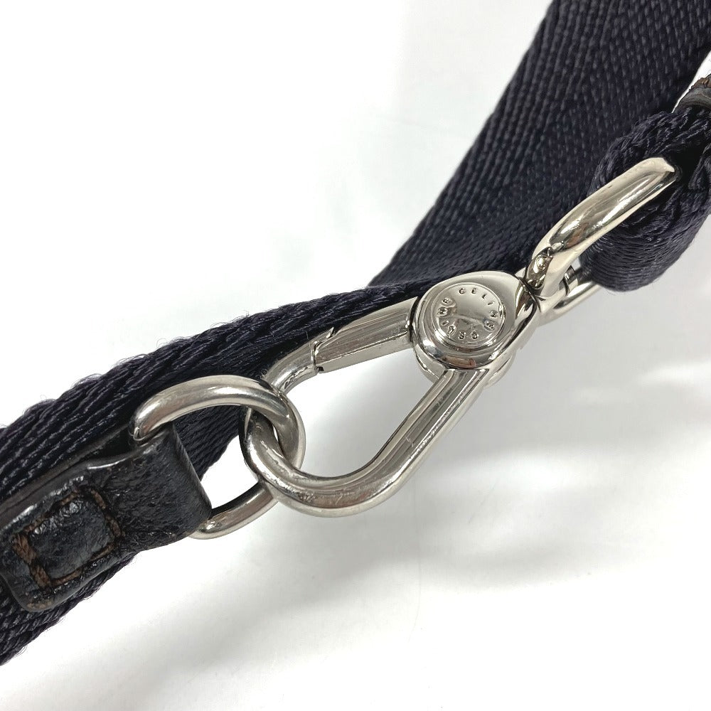 CELINE マカダム ロゴ カバン 斜め掛け ショルダーバッグ デニム ユニセックス ネイビー