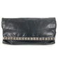 CHROME HEARTS Bi-fold Pyramid Stud Dagger Zip Clutch Bag, Leather, Unisex, Black