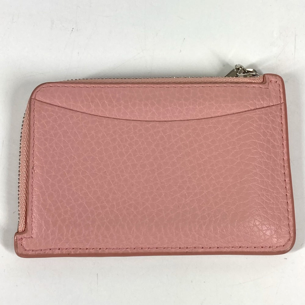 TIFFANY&Co. リターントゥハート ロゴ L字ファスナー 小銭入れ 財布 コインケース レザー レディース ピンク