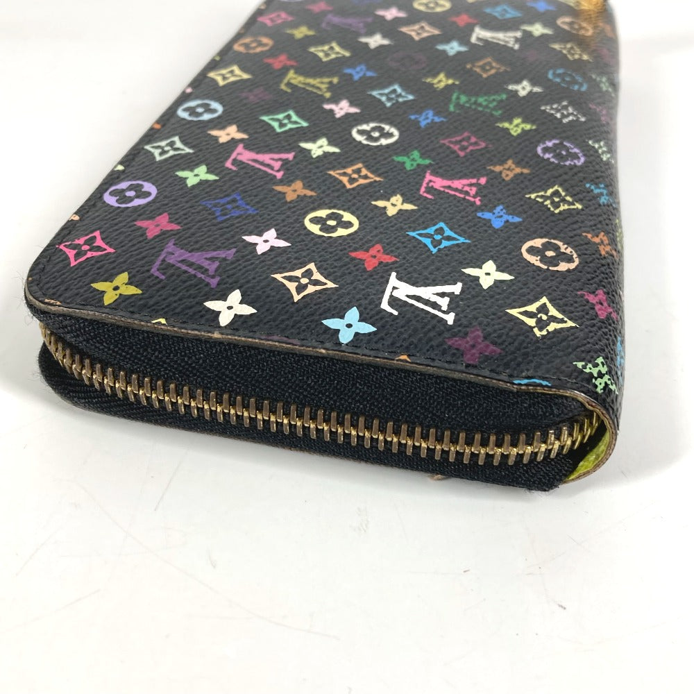 LOUIS VUITTON M60244 モノグラムマルチカラー ジッピーウォレット ロングウォレット ラウンドファスナー 長財布 モノグラムマルチカラーキャンバス ユニセックス ノワール ブラック