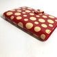 LOUIS VUITTON M91518 モノグラムヴェルニ 草間彌生コラボ アジェンダPM アジェンダ PM ボールペン付 システム手帳 ステーショナリー ドット 水玉 手帳カバー モノグラムヴェルニ レディース レッド
