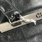 CHANEL Chocolate Bar CC Coco Mark Logo Shoulder Tote Bag Shoulder Bag Caviar Skin Unisex Black