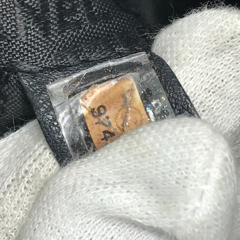 CHANEL Chocolate Bar CC Coco Mark Logo Shoulder Tote Bag Shoulder Bag Caviar Skin Unisex Black