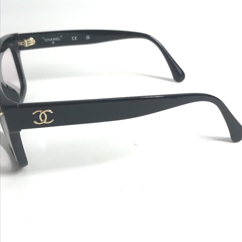 CHANEL 71626A チェーン CC ココマーク ロゴ めがね メガネ アイウェア 眼鏡 サングラス アセテート レディース ブラック
