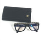 CHANEL 71626A チェーン CC ココマーク ロゴ めがね メガネ アイウェア 眼鏡 サングラス アセテート レディース ブラック