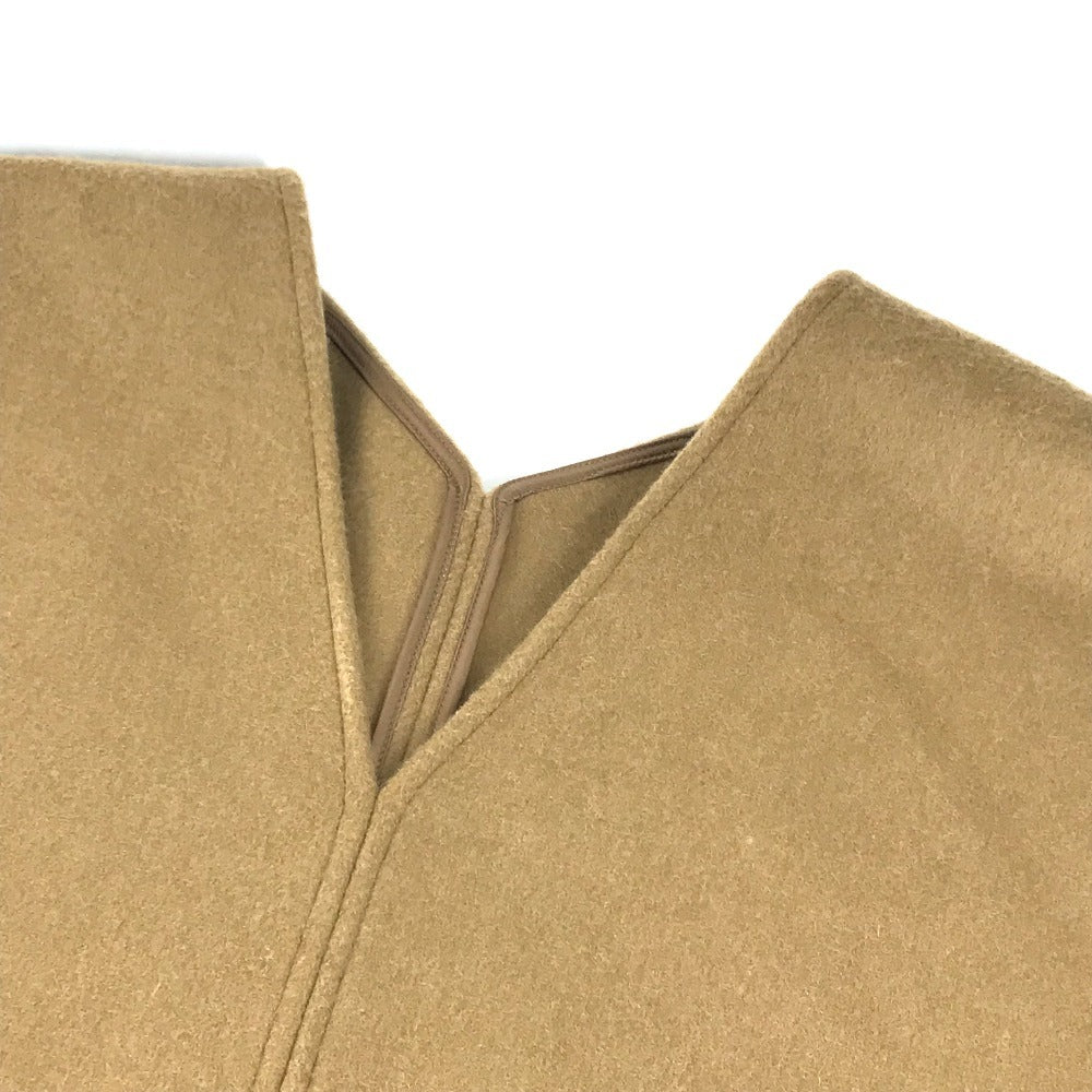 MONCLER ロゴ PONCHO CAPE アパレル アウター 羽織 トップス ポンチョ ウール レディース ベージュ