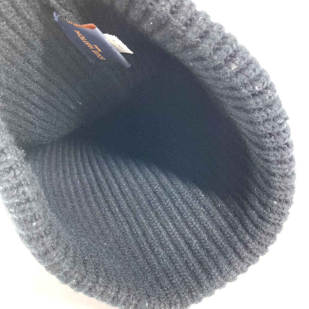 LOUIS VUITTON M76706 Monogram Beanie - LV Beanie Hat, Knit Cap, Wool, Unisex, Noir, Black