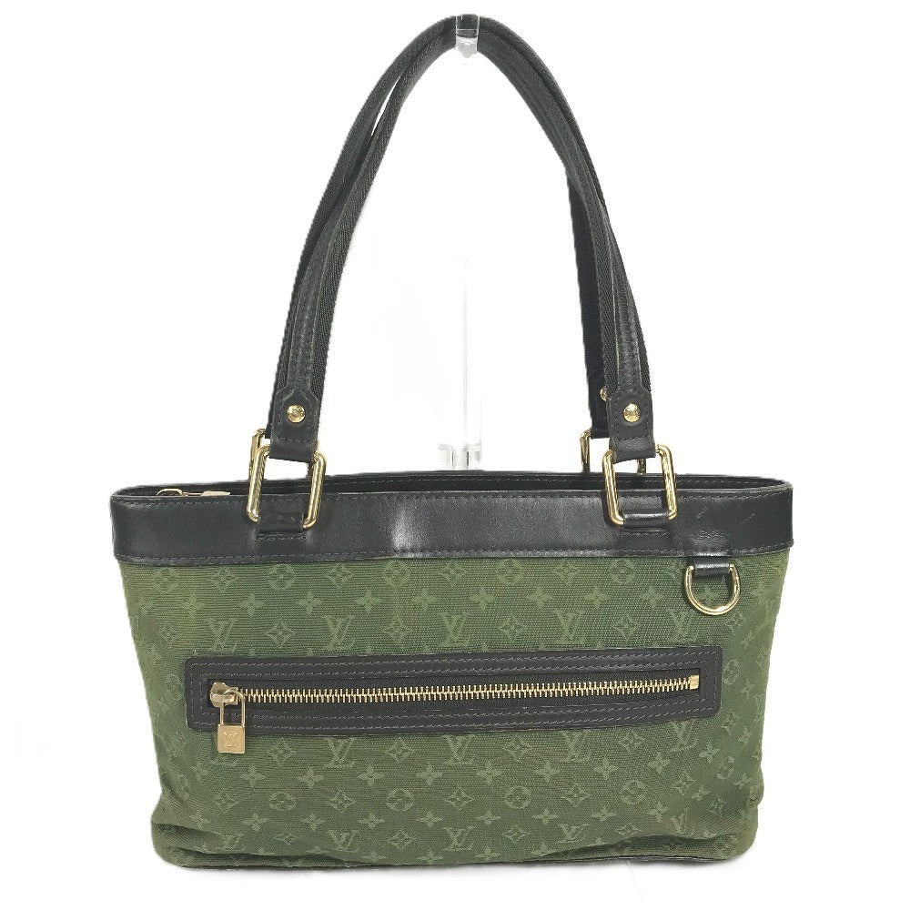LOUIS VUITTON M92682 Monogram Mini Lucille PM Shoulder Bag/Tote Bag in Monogram Mini Canvas, Unisex, TST Khaki