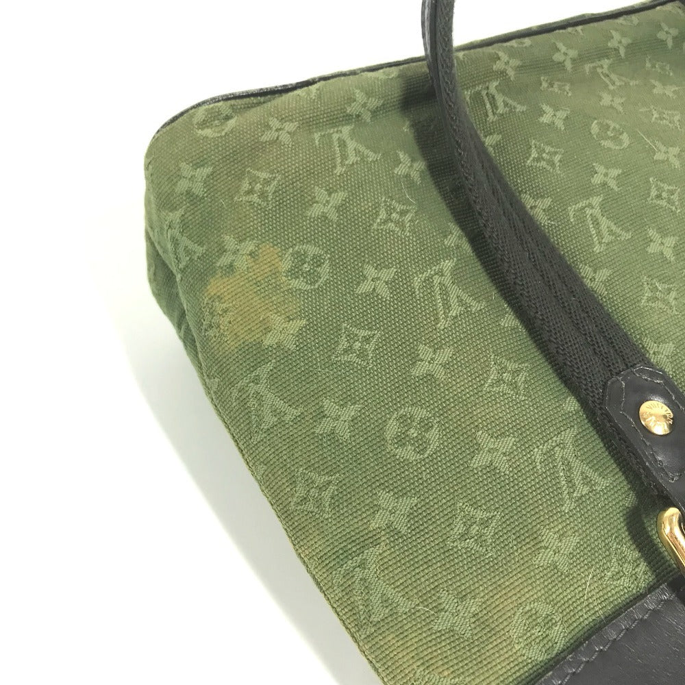 LOUIS VUITTON M92682 Monogram Mini Lucille PM Shoulder Bag/Tote Bag in Monogram Mini Canvas, Unisex, TST Khaki