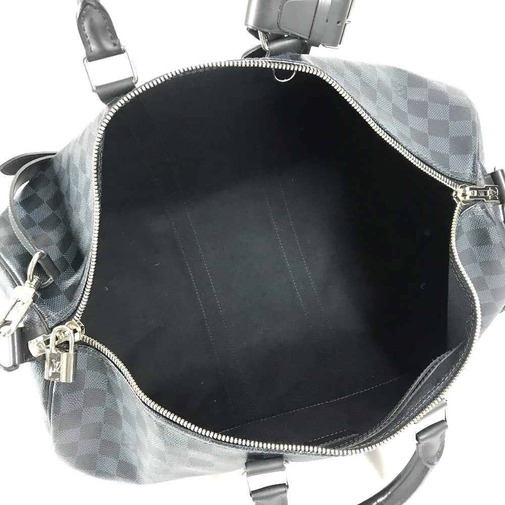 LOUIS VUITTON N41349 ダミエコバルト キーポル バンドリエール 45 2WAY ショルダーバッグ 旅行バッグ トラベルバッグ ボストンバッグ ダミエコバルトキャンバス メンズ ネイビー