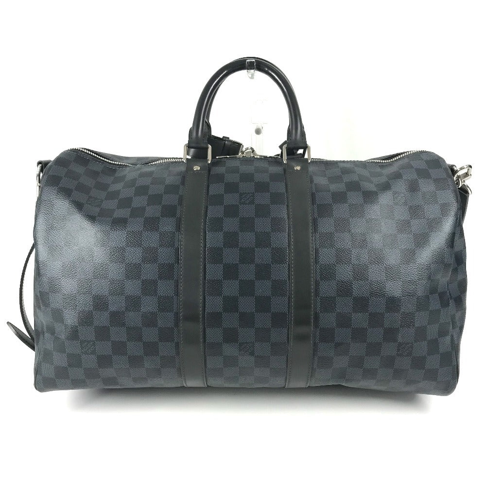 LOUIS VUITTON N41349 ダミエコバルト キーポル バンドリエール 45 2WAY ショルダーバッグ 旅行バッグ トラベルバッグ ボストンバッグ ダミエコバルトキャンバス メンズ ネイビー