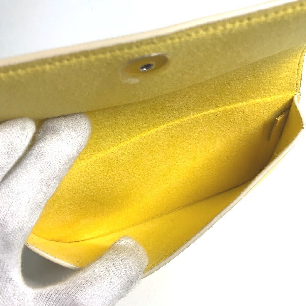 LOUIS VUITTON GI0388 Damier Azur Etui Lunette Woody Pouch Eyeglasses Eyewear Sunglasses Case Damier Azur Canvas Unisex Yellow