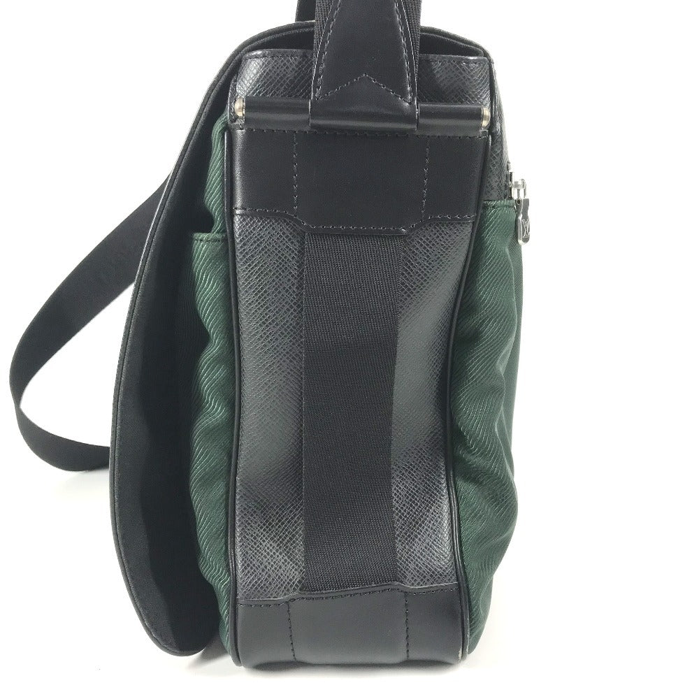 LOUIS VUITTON M30142 タイガ ヴィクトール メッセンジャーバッグ フラップ カバン 斜め掛け ショルダーバッグ ナイロンキャンバス ユニセックス アルドワーズ ブラック