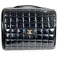 CHANEL Flap CC Coco Mark Logo Beach Bag, Handbag, Document Bag, Briefcase, Business Bag, Enamel, Unisex, Black