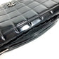 CHANEL Flap CC Coco Mark Logo Beach Bag, Handbag, Document Bag, Briefcase, Business Bag, Enamel, Unisex, Black