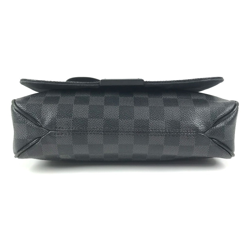 LOUIS VUITTON N41260 ダミエグラフィット ディストリクトPM ディストリクト PM カバン 斜め掛け フラップ メッセンジャーバッグ ショルダーバッグ ダミエグラフィットキャンバス ユニセックス ブラック
