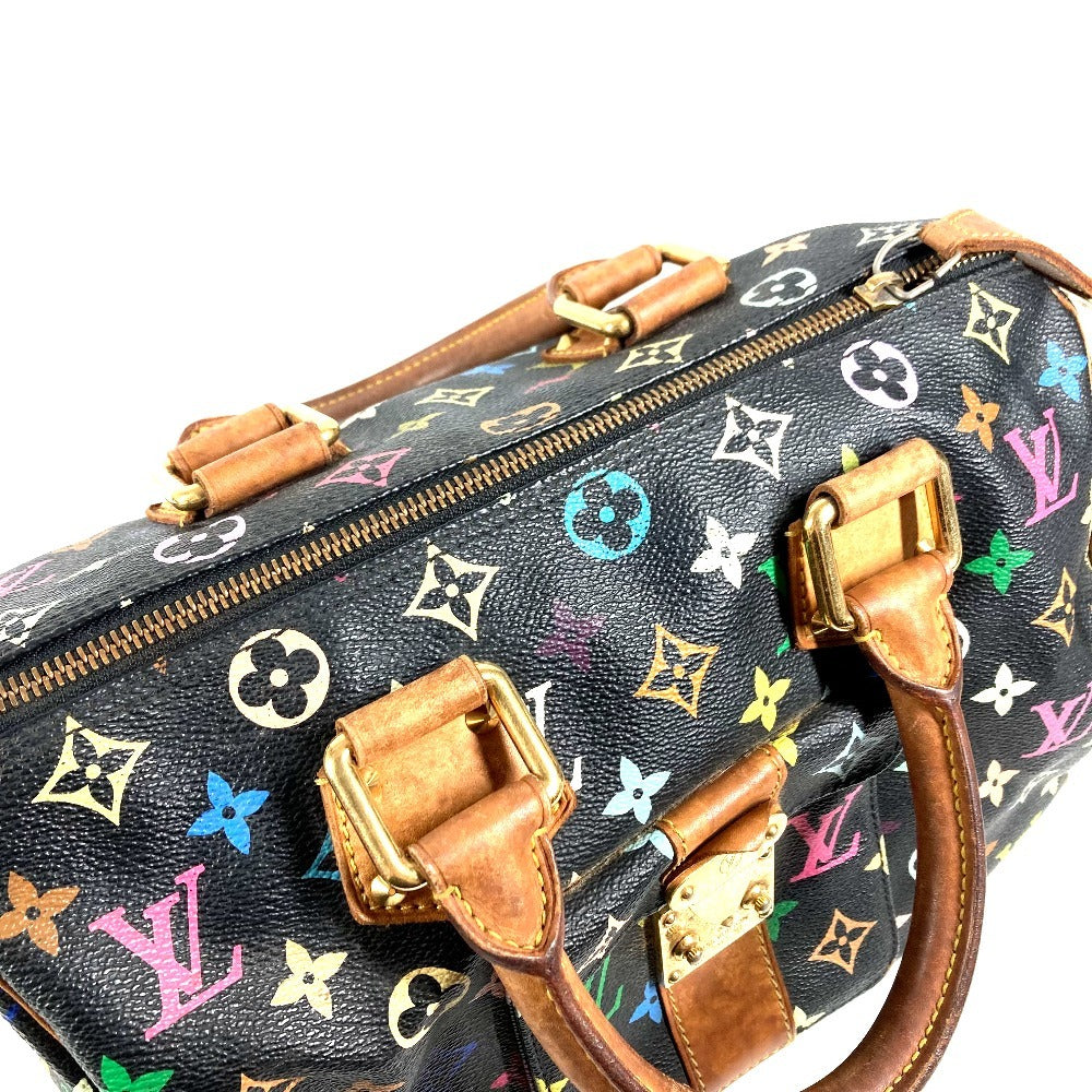 LOUIS VUITTON M92642 Monogram Multicolore Speedy 30 Mini Boston Bag, Handbag, Monogram Multicolore Canvas, Women's, Noir, Black
