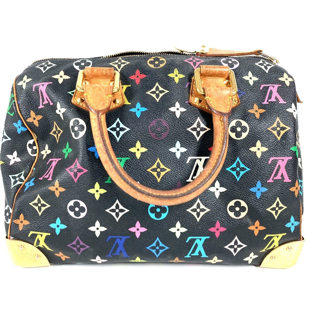 LOUIS VUITTON M92642 Monogram Multicolore Speedy 30 Mini Boston Bag, Handbag, Monogram Multicolore Canvas, Women's, Noir, Black