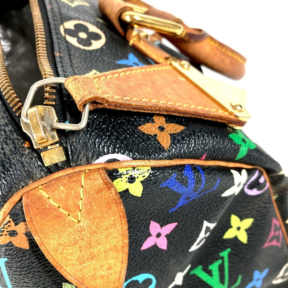 LOUIS VUITTON M92642 Monogram Multicolore Speedy 30 Mini Boston Bag, Handbag, Monogram Multicolore Canvas, Women's, Noir, Black
