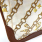 LOUIS VUITTON M95158 Monogram Charm Musette Shoulder Bag, Crossbody, Chain Pattern, Vinyl/Leather, Women's, White