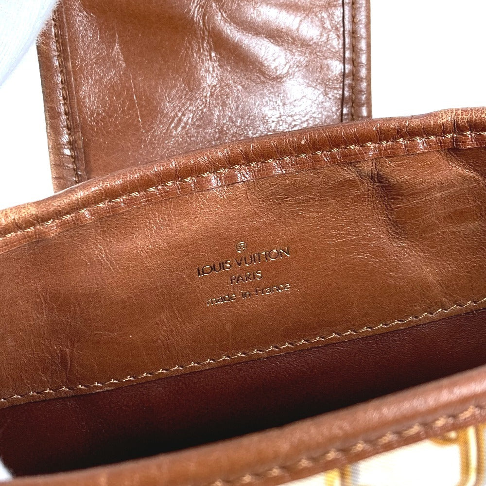 LOUIS VUITTON M95158 Monogram Charm Musette Shoulder Bag, Crossbody, Chain Pattern, Vinyl/Leather, Women's, White