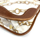 LOUIS VUITTON M95158 Monogram Charm Musette Shoulder Bag, Crossbody, Chain Pattern, Vinyl/Leather, Women's, White