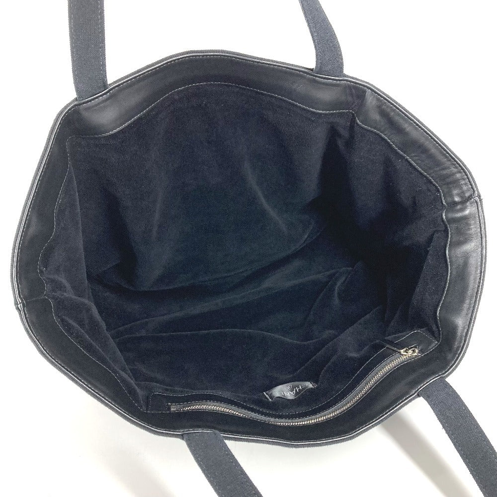 CHANEL ビーチバッグ パイル CC ココマーク ロゴ カバン 肩掛け ショルダーバッグ コットン レディース ブラック