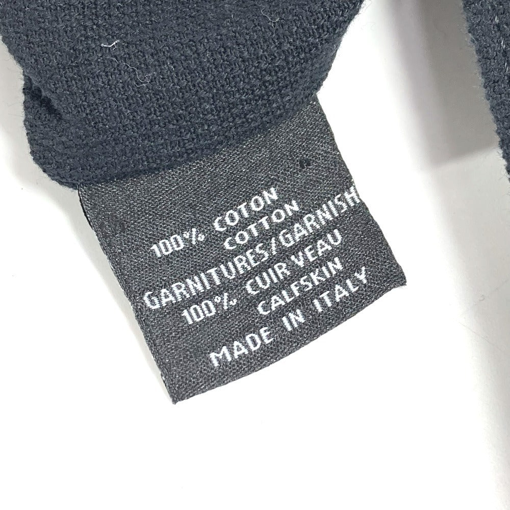 CHANEL ビーチバッグ パイル CC ココマーク ロゴ カバン 肩掛け ショルダーバッグ コットン レディース ブラック