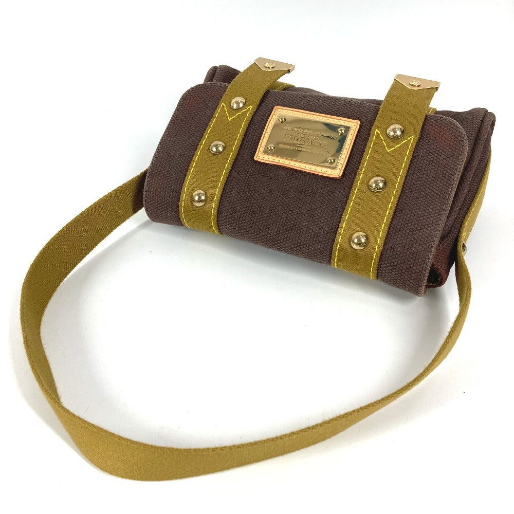 LOUIS VUITTON M40072 Antigua Sac Lava Shoulder Bag, Pochette, Flap, Canvas, Unisex, Brown