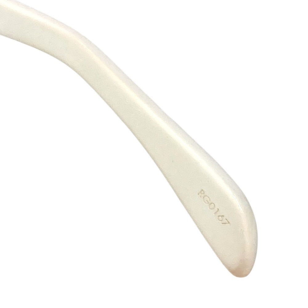 LOUIS VUITTON Z0991E Supreme Collaboration Logo Glasses Eyewear Sunglasses Plastic Unisex White