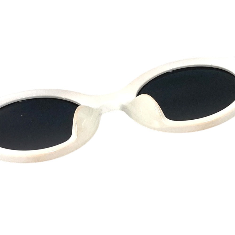 LOUIS VUITTON Z0991E Supreme Collaboration Logo Glasses Eyewear Sunglasses Plastic Unisex White