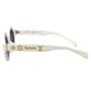 LOUIS VUITTON Z0991E Supreme Collaboration Logo Glasses Eyewear Sunglasses Plastic Unisex White