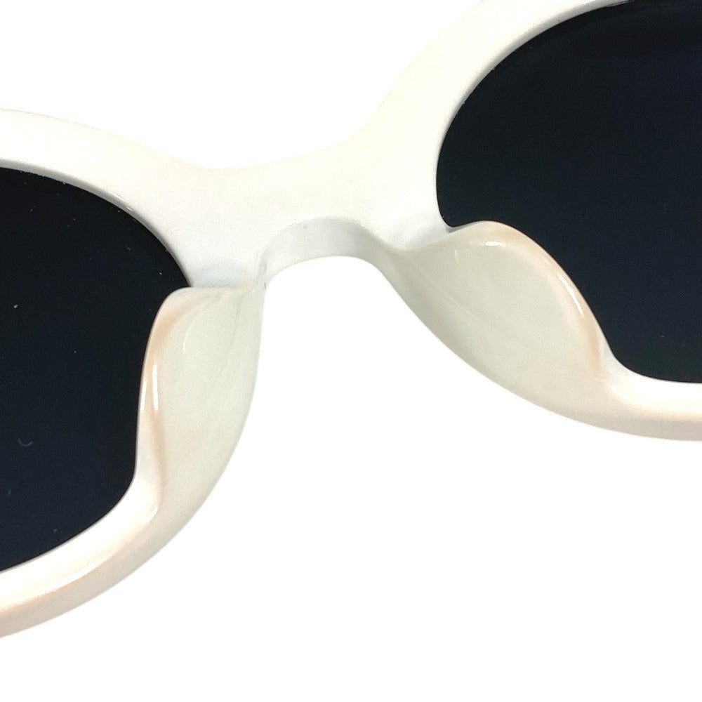 LOUIS VUITTON Z0991E Supreme Collaboration Logo Glasses Eyewear Sunglasses Plastic Unisex White