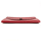 Vintage HERMES H logo Pochette Rio clutch bag, pouch, or second bag in unisex leather, red.