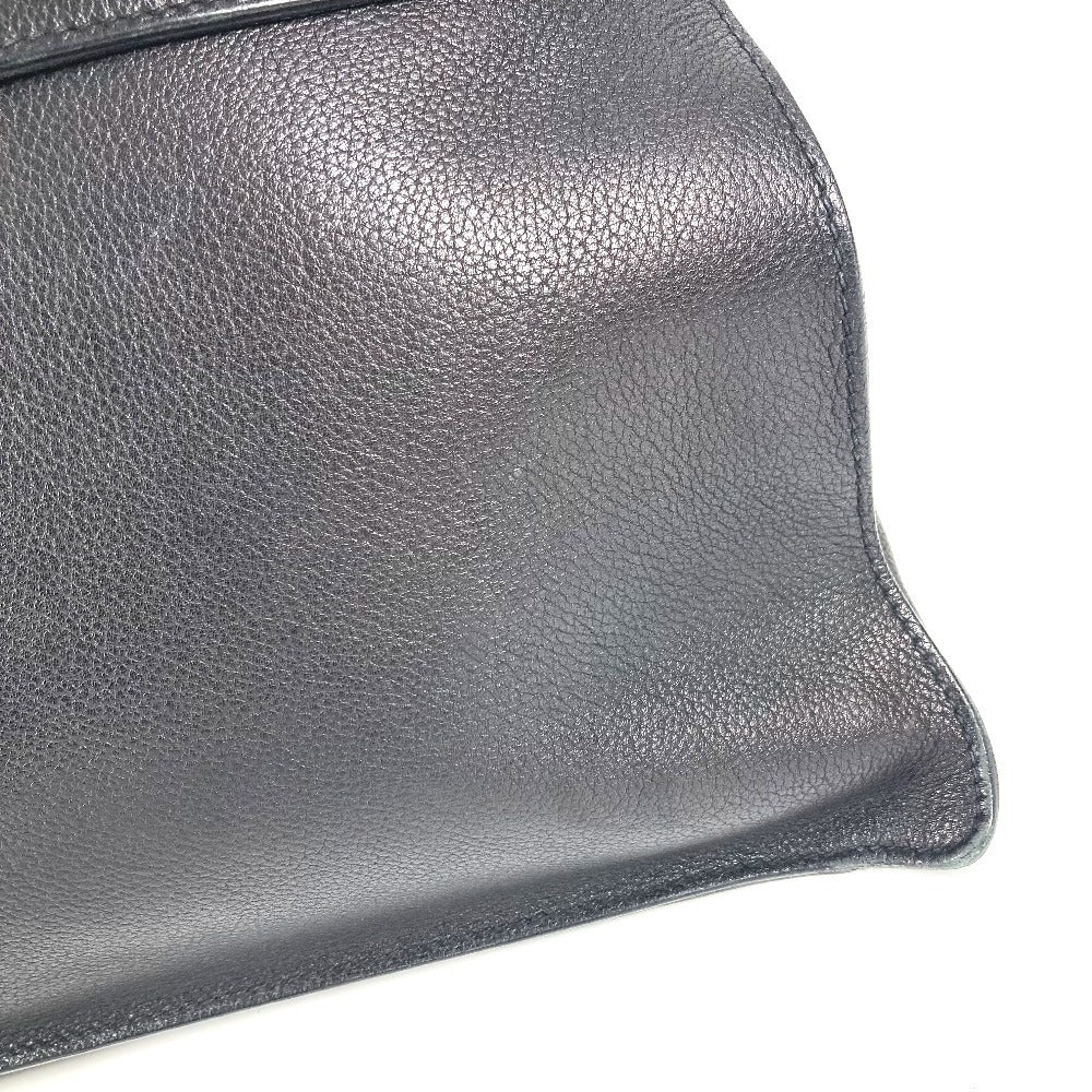 HERMES エトリベルト エトリ ベルト カバン トートバッグ フラップ ハンドバッグ レザー ユニセックス ブラック