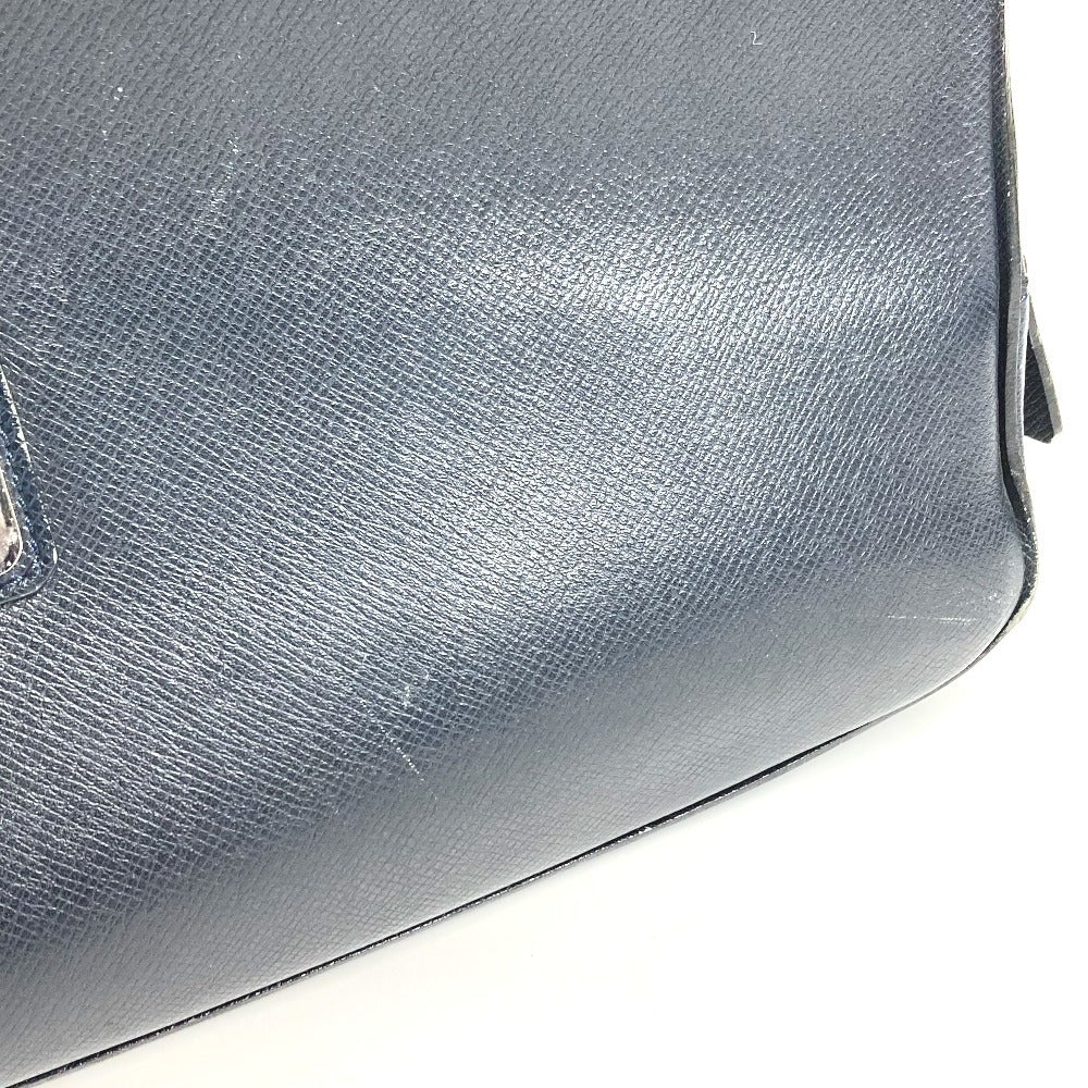 LOUIS VUITTON M32637 Taiga Vassili GM Bag, 2-Way Handbag, Shoulder Bag, Business Bag, Taiga Leather, Unisex, Boreal Navy