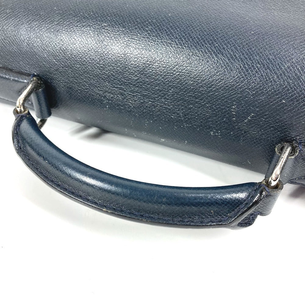 LOUIS VUITTON M32637 Taiga Vassili GM Bag, 2-Way Handbag, Shoulder Bag, Business Bag, Taiga Leather, Unisex, Boreal Navy