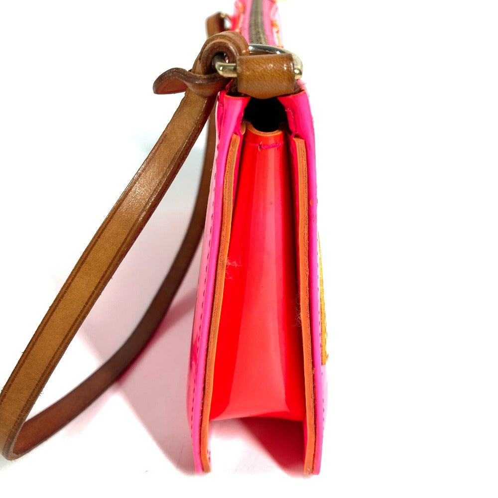 LOUIS VUITTON M91906 モノグラムヴェルニ フルオ レキシントン カバン ハンドバッグ 肩掛け アクセサリーポーチ ショルダーバッグ モノグラムヴェルニキャンバス ユニセックス ピンク