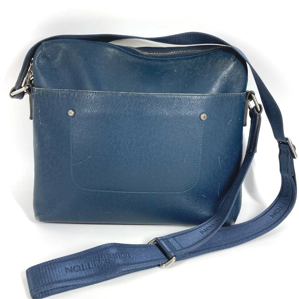 LOUIS VUITTON M30236 タイガ グリゴリ メッセンジャーPM カバン 斜め掛け メッセンジャーバッグ ショルダーバッグ タイガレザー ユニセックス ネイビー