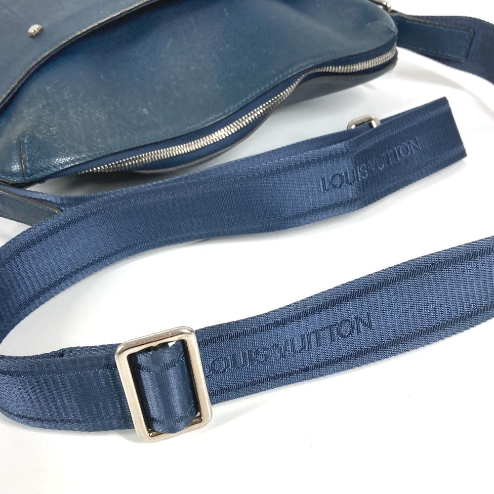 LOUIS VUITTON M30236 タイガ グリゴリ メッセンジャーPM カバン 斜め掛け メッセンジャーバッグ ショルダーバッグ タイガレザー ユニセックス ネイビー