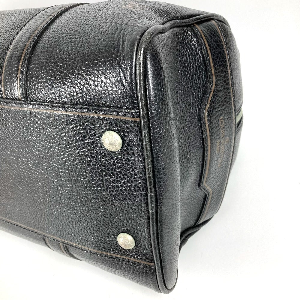 LOUIS VUITTON M95250 トバコ キャリーオール カバン ハンドバッグ 旅行バッグ トラベルバッグ ボストンバッグ レザー ユニセックス ブラック