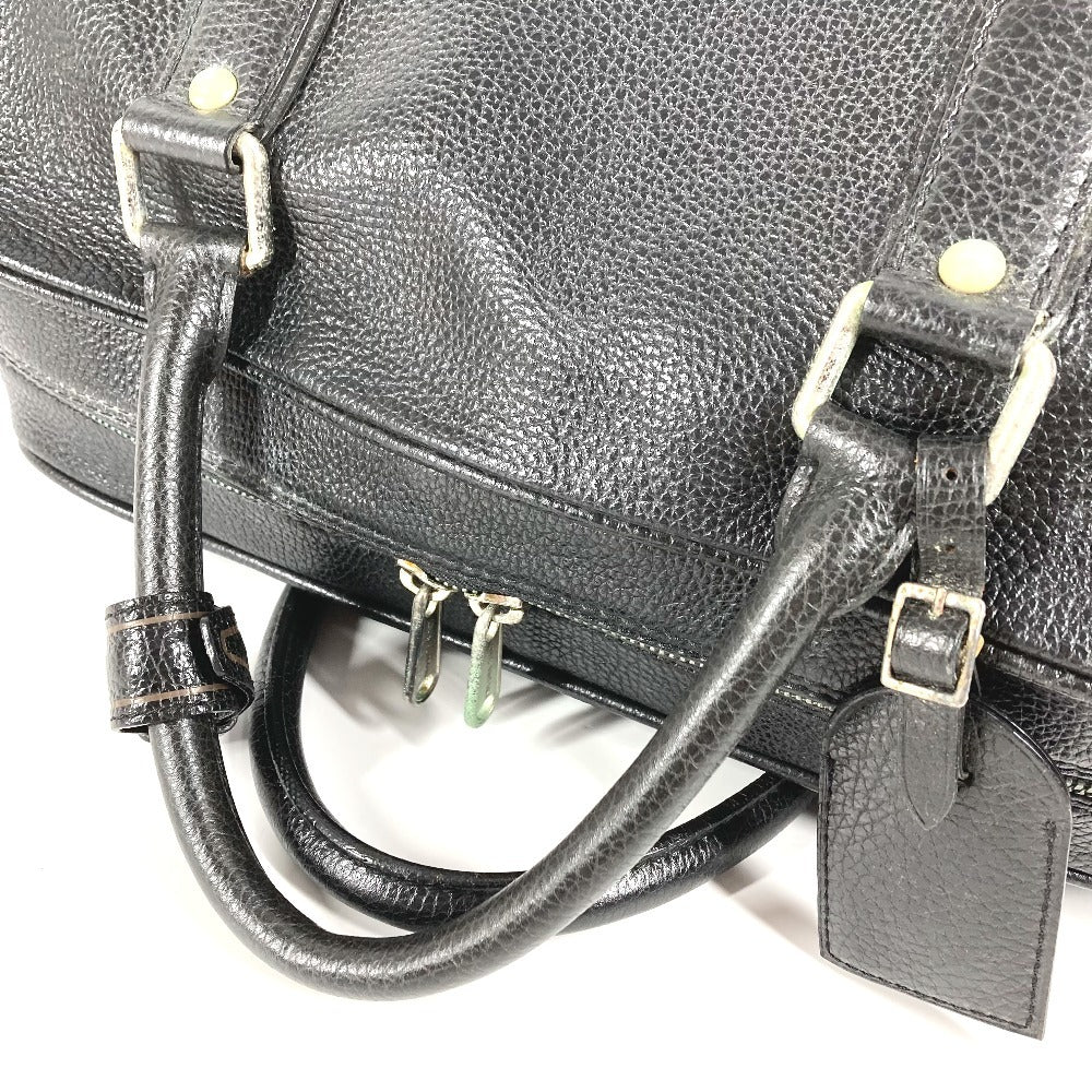 LOUIS VUITTON M95250 トバコ キャリーオール カバン ハンドバッグ 旅行バッグ トラベルバッグ ボストンバッグ レザー ユニセックス ブラック