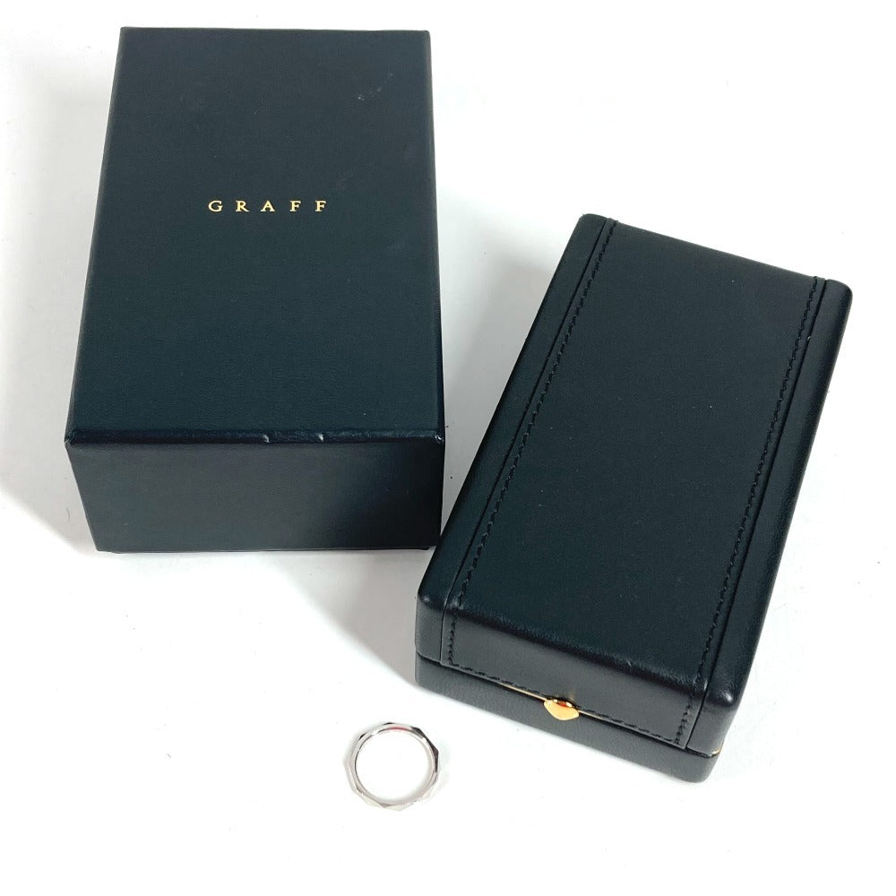 GRAFF K18 18K 金 グラフ ローレンス シグネチャー バンド リング アクセサリー ジュエリー バンドリング リング・指輪 Au750 レディース シルバー